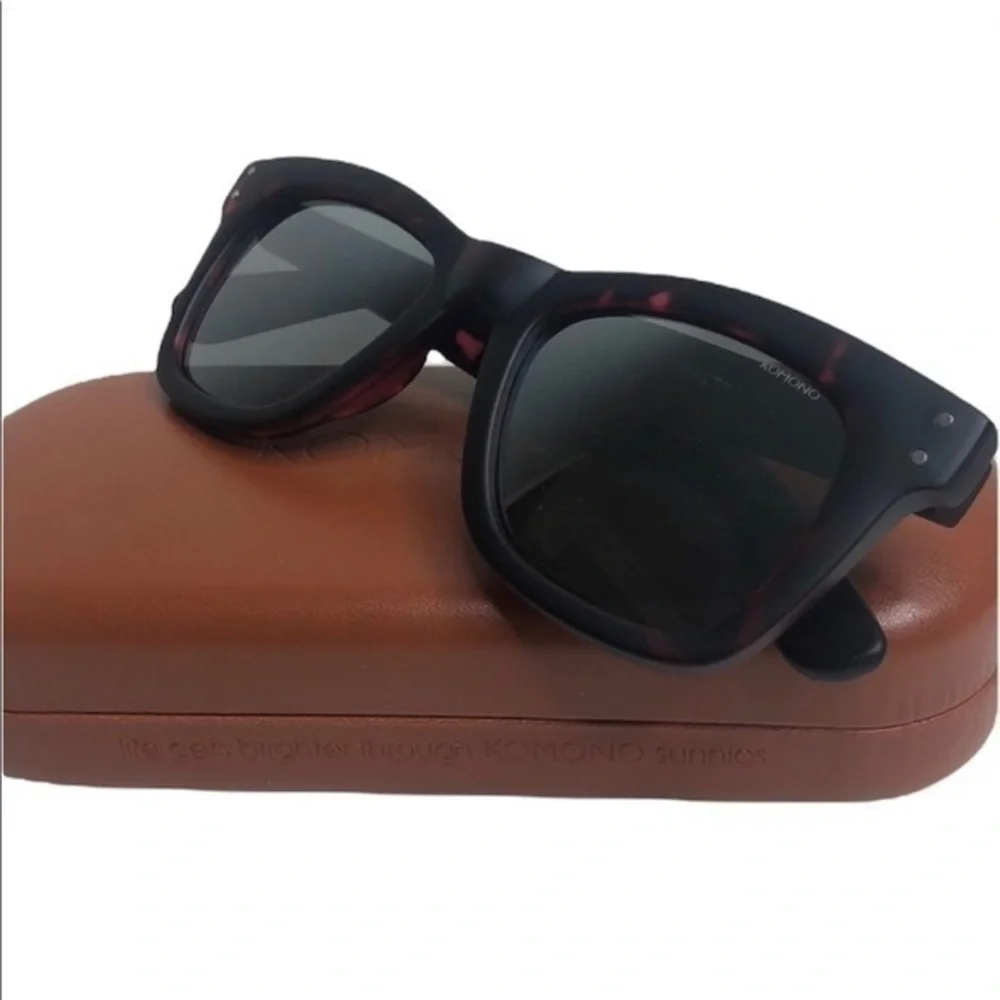 KOMONO Allen Beetroot Tortoise sunglasses (NEW) - Picture 5 of 7